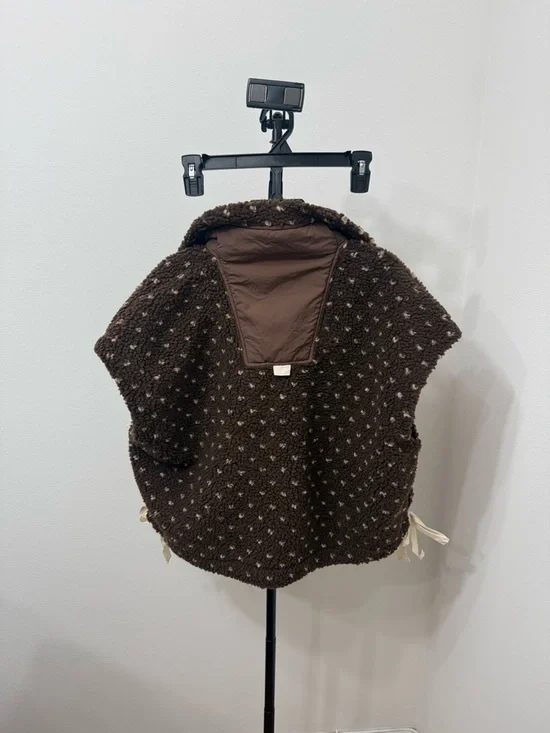Altar'd State Brown Knit Button Vest - Picture 4 of 4